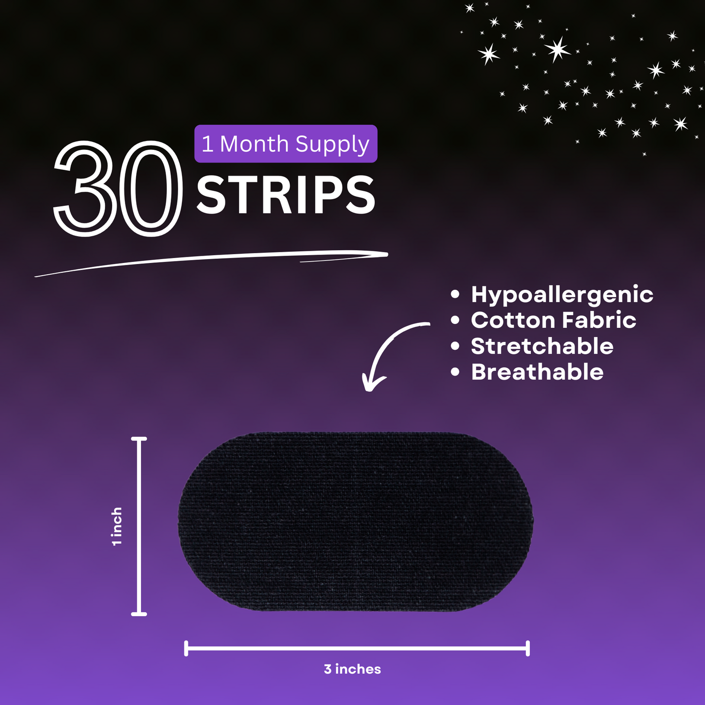 Hypoallergenic Cotton Mouth Tape